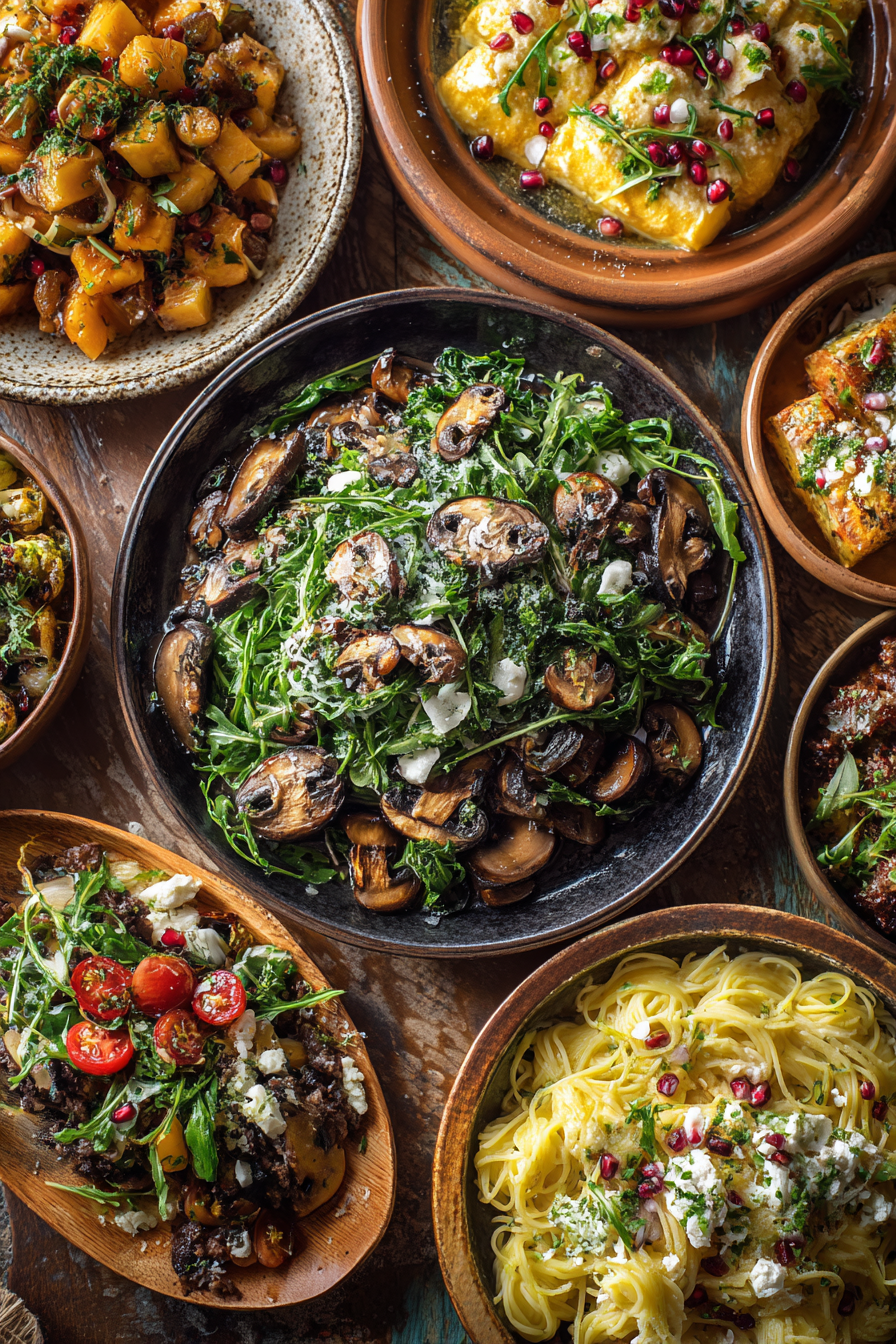 Здорові страви на столі